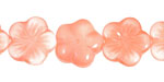 Czech Glass Cherry Blossom 5 Petal Daisy 14mm