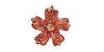 Patricia Healey Copper 5 Petal Flower Charm 22mm