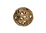 African Brass Zig Zag Round 23-25mm