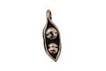 Green Girl Pewter Two Peas in a Pod 9x25mm