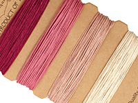 Shades of Ruby Hemp Twine 10 lb, 42 ft x 4 colors