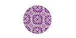 Lillypilly Purple Baroque Anodized Aluminum Disc 19mm, 24 gauge