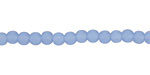 Opaque Sky Blue Recycled Glass Round 4mm