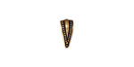 TierraCast Antique Gold (plated) Royal Pinch Bail 5x10mm