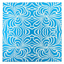 Lillypilly Turquoise Morphed Anodized Aluminum Sheet 3"x3", 24 gauge