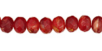 Czech Glass Spice Fire Polished Rondelle 6x9mm
