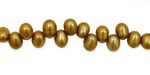 Gold Dancing Drops 6.5-8mm