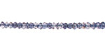 Iolite Faceted Rondelle 3-4mm