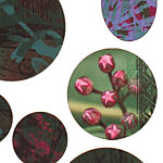 Vintaj Abstract Flowers Bezel Sheet