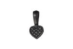 TierraCast Gunmetal Heart Bail Glue Pad 10x19mm