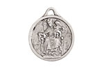 Nunn Design Antique Silver (plated) Reconciler Medallion 18x22mm