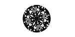 Lillypilly Black Kaleidoscope Anodized Aluminum Disc 19mm, 22 gauge
