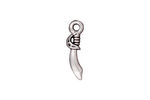 TierraCast Antique Silver (plated) Saber Charm 5x20mm
