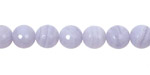 Blue Lace Agate Faceted Round 8mm