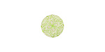 Lillypilly Lime Green Geometrics Anodized Aluminum Disc 11mm, 24 gauge