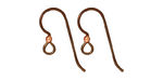 TierraCast Copper Niobium Earwire w/ 2mm Copper Bead