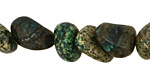 Turquoise Zebra Jasper Tumbled Nugget 7-14x10-12mm