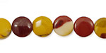Mookaite Puff Coin 10mm