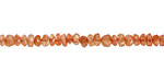 Sunstone Irregular Faceted Rondelle 4-5mm