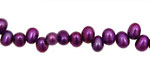 Plum Dancing Drops 6.5-8mm