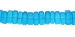 Pacific Blue Recycled Glass Squaredelle 3x8-9mm