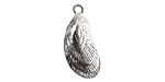Nunn Design Sterling Silver (plated) Mussel Charm 11x26mm