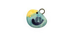 Jangles Ceramic Woodland Turquoise Bird 14-16mm