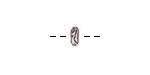 TierraCast Antique Silver (plated) Woodland Spacer 2.5x6mm