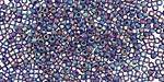 TOHO Transparent Rainbow Frosted Cobalt Round 11/0 Seed Bead