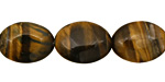 Tiger Eye Flat Oval 18x13mm