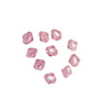 Pink Peony Faceted Bicone 4mm