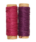Purple/Dark Pink Hemp Twine 10 lb, 29 ft x 2 colors