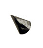 Onyx Faceted Fan 12x18mm