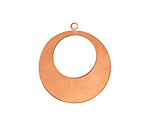 Copper Gypsy Hoop Blank 38x42mm