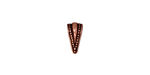 TierraCast Antique Copper (plated) Royal Pinch Bail 5x10mm