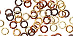 Treasure Chest Mix Enameled Copper Round Jump Ring 5mm, 18 gauge
