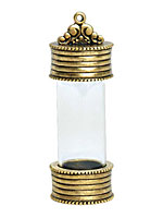 Nunn Design Antique Gold (plated) Glass Keepsake Pendant 59x20mm