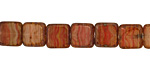 Czech Hurricane Glass Rustic Chinook Winds Square 9mm