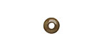 Tagua Nut Olive Large Hole Rondelle 3x8mm
