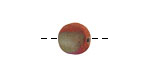XAZ Raku Stan's Rust Large Round 10-12mm