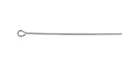 Sterling Silver Eye Pin 1.5", 22 gauge