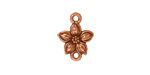 TierraCast Antique Copper (plated) Star Jasmine Link 12x16mm