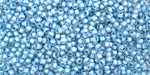 TOHO Crystal (with Neon Ice Blue Lining) Round 11/0 Seed Bead