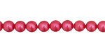 Dragonfruit Shell Pearl Round 6mm