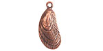 Nunn Design Antique Copper (plated) Mussel Charm 11x26mm