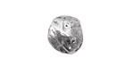 Rustic Charms Sterling Silver Button 16mm
