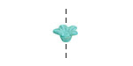 Vintage Meadow Acrylic Raindrop Tiny Bellflower 5x9mm