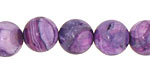 Purple Wave Agate Round 12mm