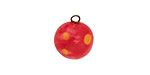 Jangles Ceramic Red Ball Charm 12-15mm