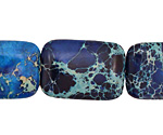 Midnight Blue Impression Jasper Thin Pillow 25x18mm